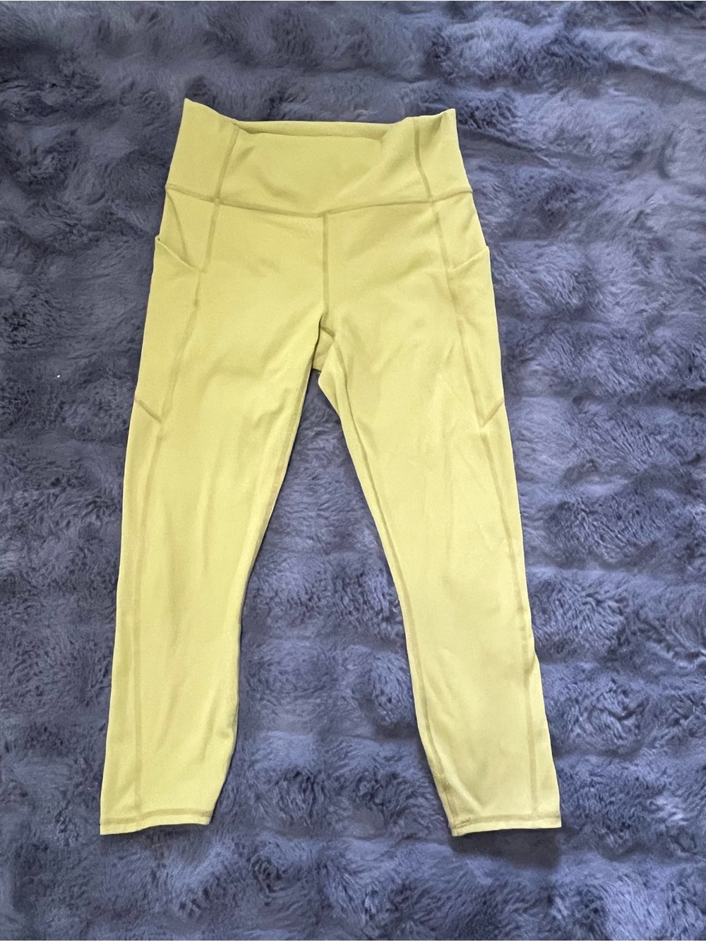 Fabletics PureLuxe Leggings in Olive Yellow